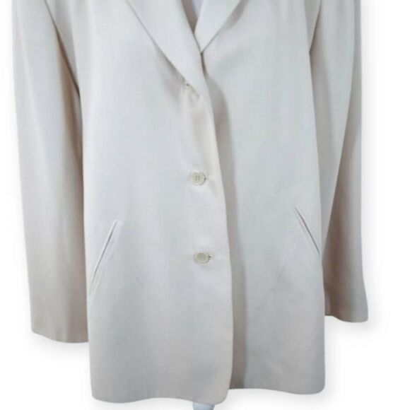 JOHN PAUL RICHARDS CREAM BLAZER SZ.26 EUC. - Picture 3 of 7